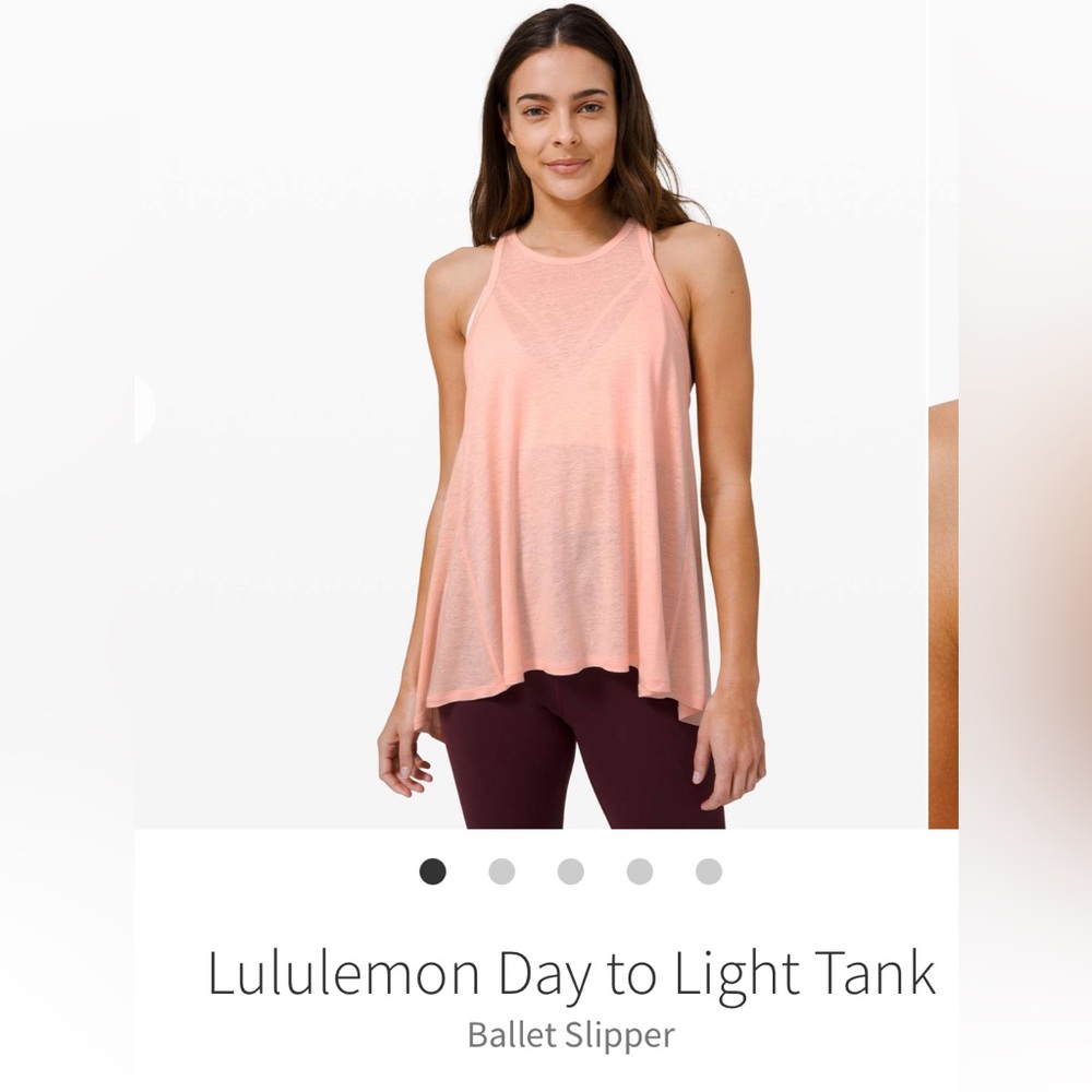 Lululemon Day to Light Tank
